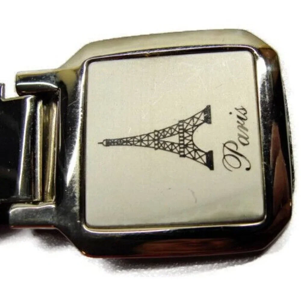 Paris Money Clip Stainless Steel Wallet Credit Card Cash ID Holder Silver
